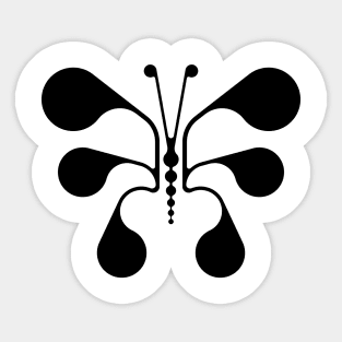 Minimalist butterfly design Sticker